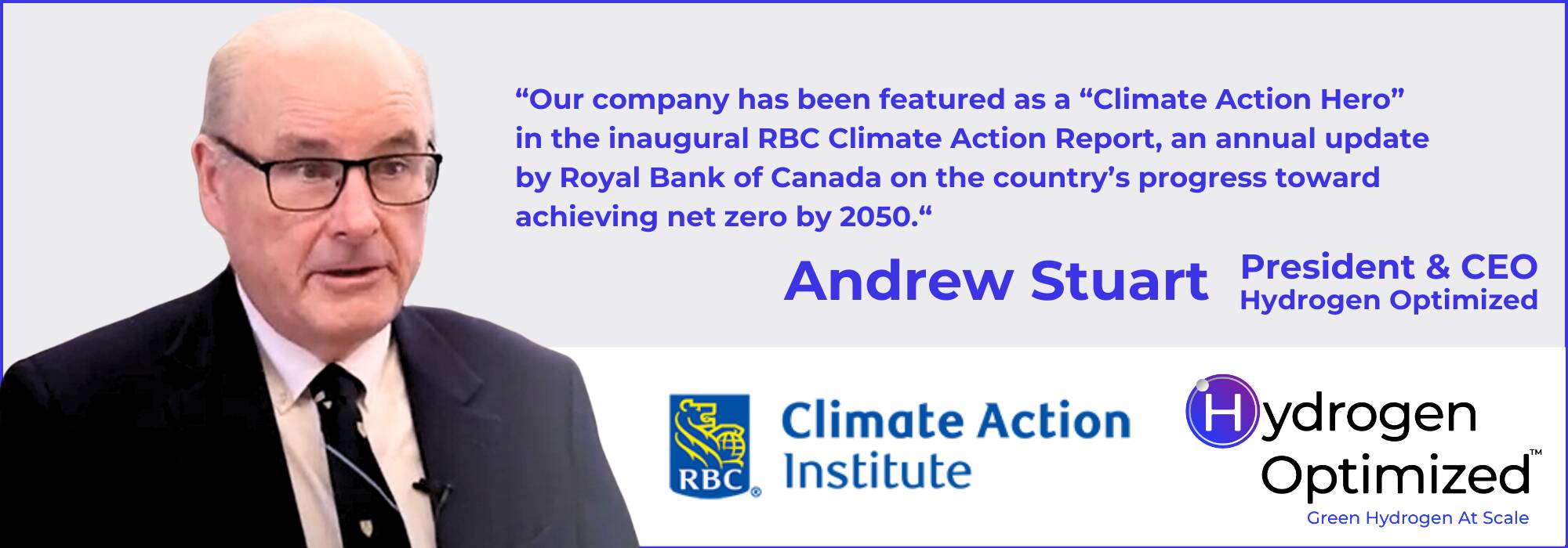 Royal Bank Climate Action Report Features Hydrogen Optimized as a