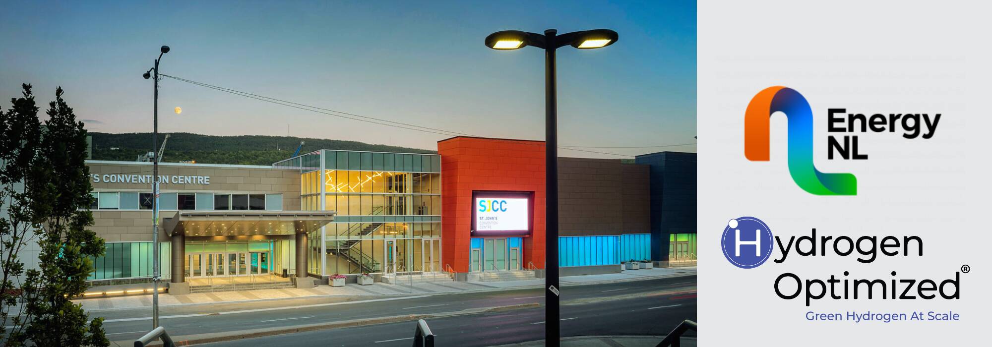 St. John's Convention Centre above the words 
