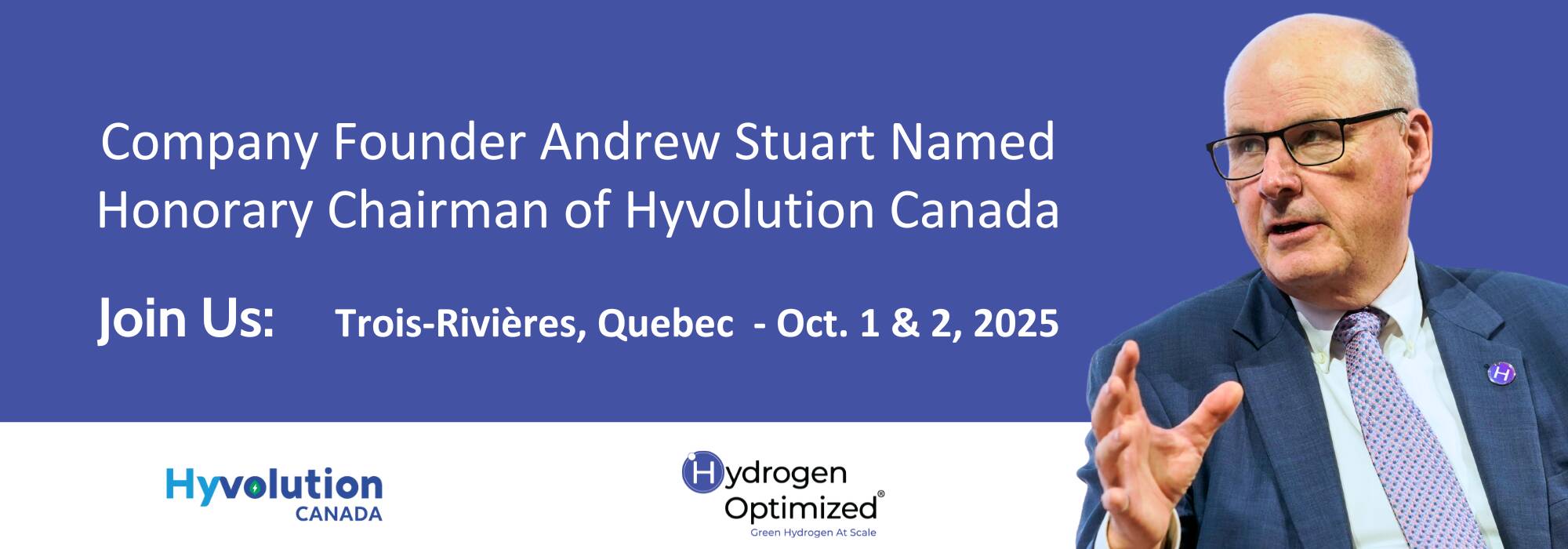 Andrew Stuart Named Honorary Chairman of Hyvolution Canada